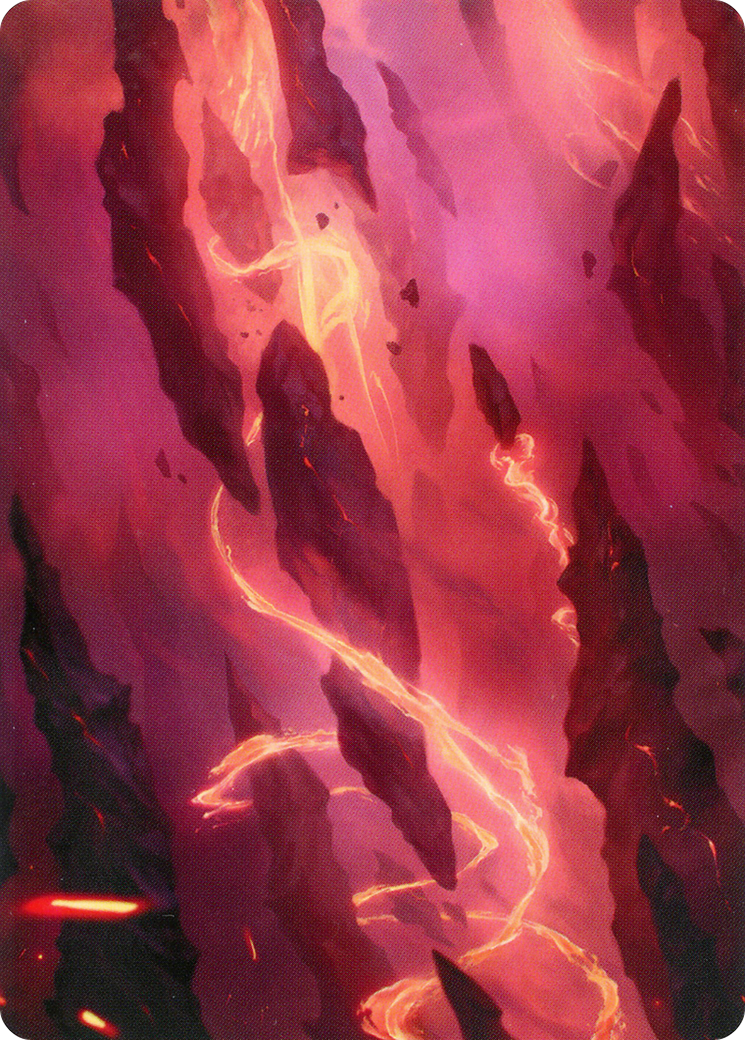 Mountain // Mountain  [Zendikar Rising Art Series] (Borderless)