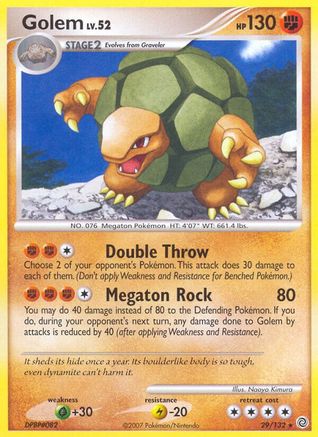 Golem (29/132) [Diamond & Pearl: Secret Wonders] Reverse Holofoil