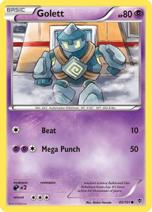 Golett (45/101) [Black & White: Plasma Blast] Reverse Holofoil