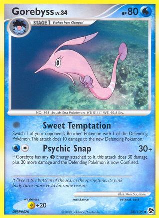 Gorebyss (38/106) [Diamond & Pearl: Great Encounters] Reverse Holofoil
