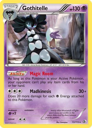 Gothitelle (72/113) [Black & White: Legendary Treasures] Reverse Holofoil