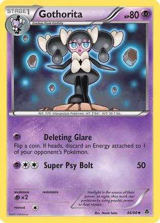 Gothorita (46/98) [Black & White: Emerging Powers] Reverse Holofoil