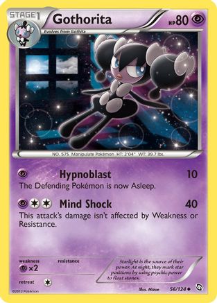Gothorita (56/124) [Black & White: Dragons Exalted] Reverse Holofoil