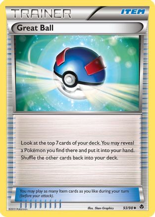 Great Ball (93/98) [Black & White: Emerging Powers] Reverse Holofoil