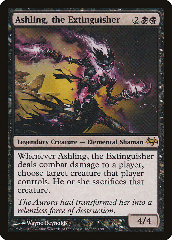 Ashling, the Extinguisher [Eventide] Foil