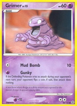 Grimer (88/132) [Diamond & Pearl: Secret Wonders] Reverse Holofoil