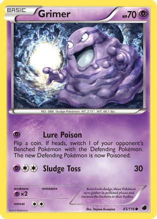Grimer (45/116) [Black & White: Plasma Freeze] Reverse Holofoil