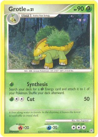 Grotle (49/130) [Diamond & Pearl: Base Set] Reverse Holofoil