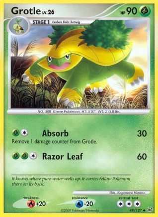 Grotle (49/127) [Platinum: Base Set] Reverse Holofoil