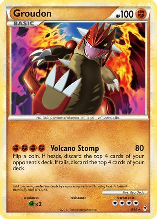 Groudon (6/95) [HeartGold & SoulSilver: Call of Legends] Reverse Holofoil