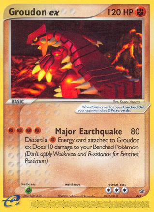 Groudon ex (002) [Nintendo: Black Star Promos] Holofoil