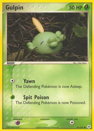 Gulpin (62/101) [EX: Hidden Legends] Reverse Holofoil