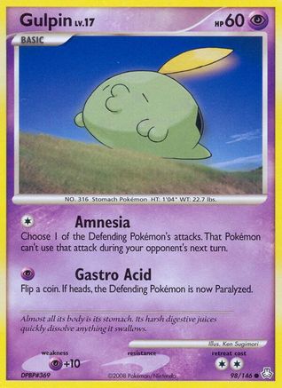 Gulpin (98/146) [Diamond & Pearl: Legends Awakened] Reverse Holofoil