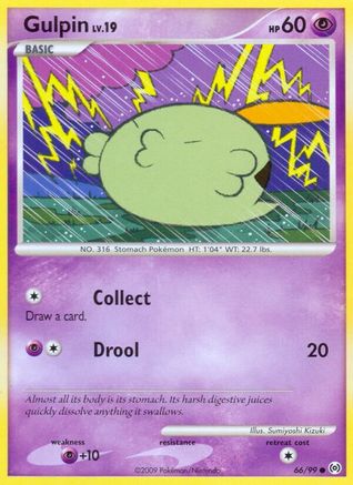 Gulpin (66/99) [Platinum: Arceus] Reverse Holofoil