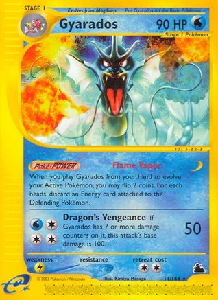 Gyarados (11/144) [Skyridge] Reverse Holofoil