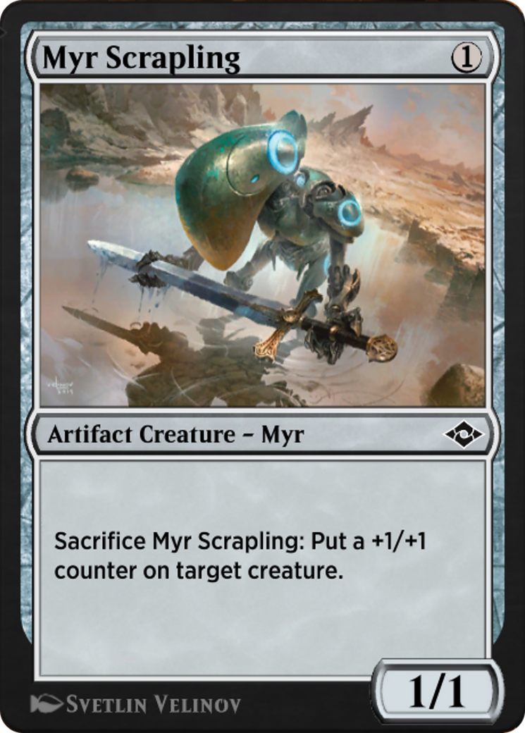 Myr Scrapling  [Jumpstart: Historic Horizons]
