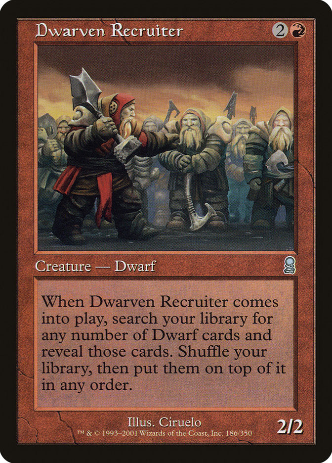 Dwarven Recruiter [Odyssey] Foil
