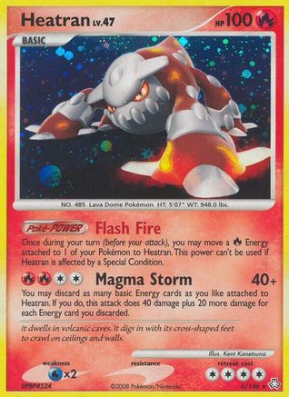 Heatran (6/146) [Diamond & Pearl: Legends Awakened] Reverse Holofoil
