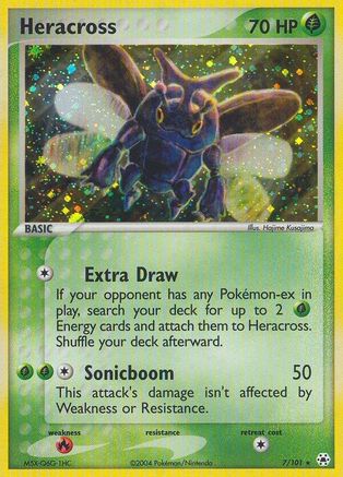 Heracross (7/101) [EX: Hidden Legends] Reverse Holofoil