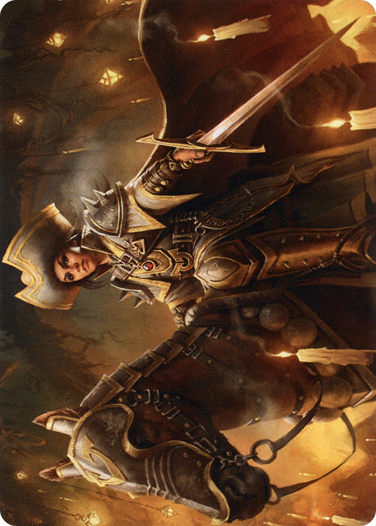 Seasoned Cathar // Seasoned Cathar  [Midnight Hunt Art Series] (Borderless) Foil
