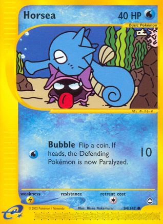 Horsea (84/147) [Aquapolis] Reverse Holofoil