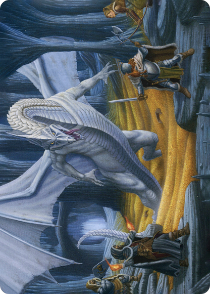 Cave of the Frost Dragon // Cave of the Frost Dragon  [Adventures in the Forgotten Realms Art Series] (Borderless) Foil