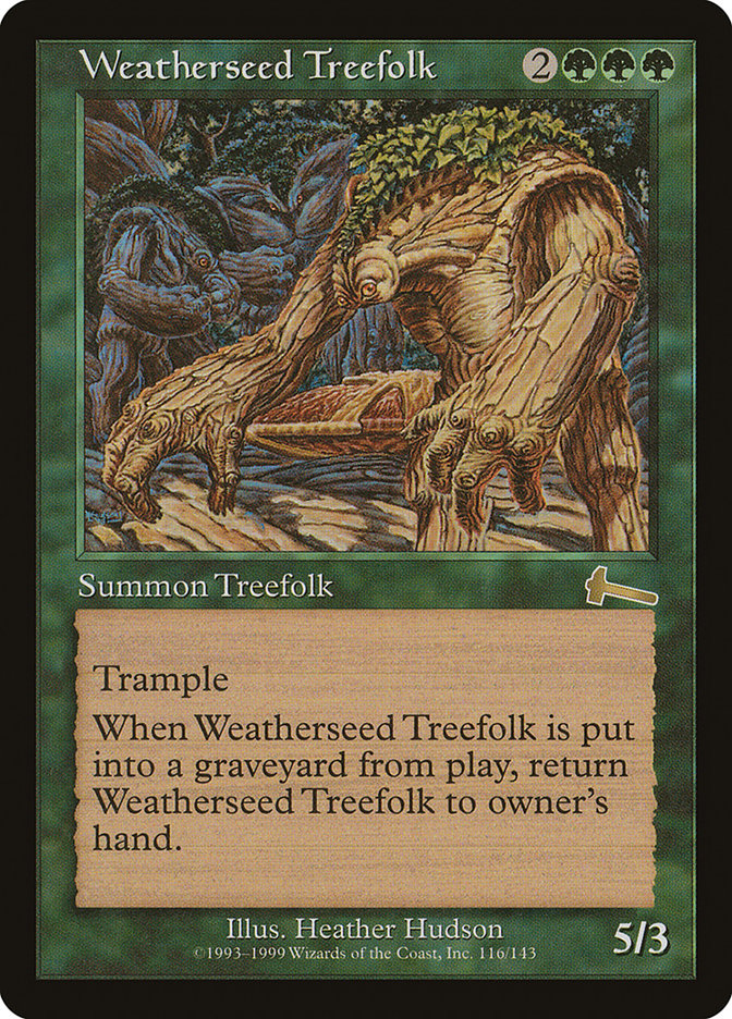 Weatherseed Treefolk [Urza's Legacy] Foil