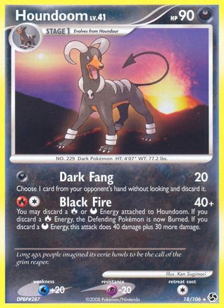 Houndoom (18/106) [Diamond & Pearl: Great Encounters] Reverse Holofoil