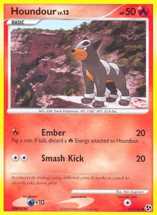 Houndour (69/106) [Diamond & Pearl: Great Encounters] Reverse Holofoil
