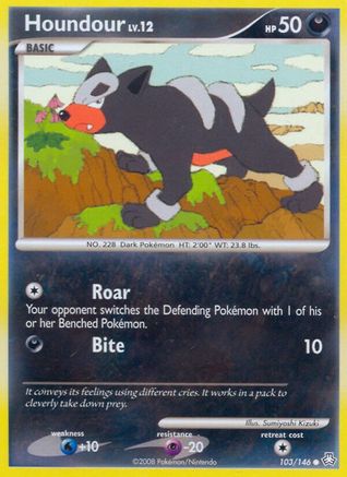 Houndour (103/146) [Diamond & Pearl: Legends Awakened] Reverse Holofoil