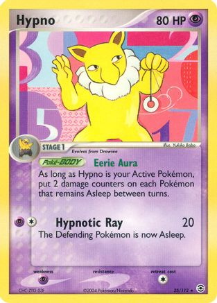 Hypno (25/112) [EX: FireRed & LeafGreen] Reverse Holofoil