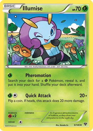 Illumise (9/146) [XY: Base Set] Reverse Holofoil