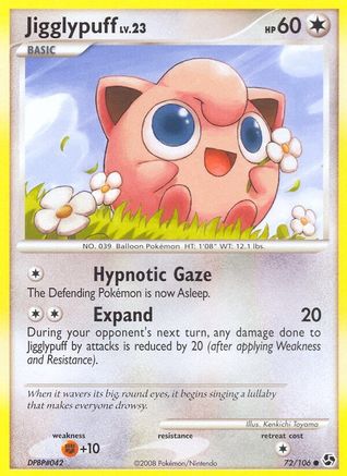 Jigglypuff (72/106) [Diamond & Pearl: Great Encounters] Reverse Holofoil