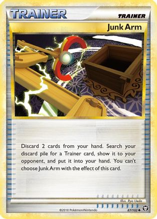 Junk Arm (87/102) [HeartGold & SoulSilver: Triumphant] Reverse Holofoil