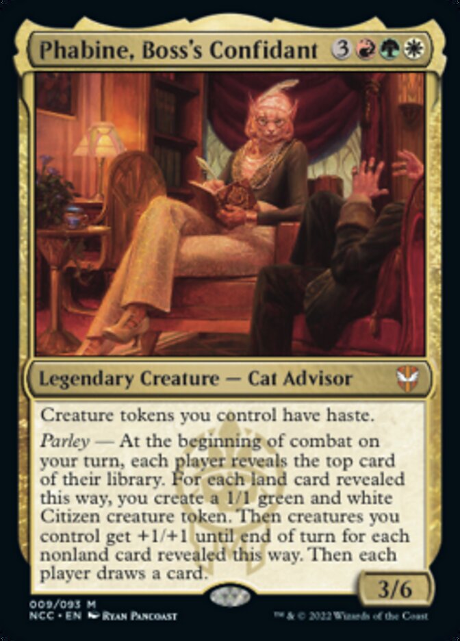 Phabine, Boss's Confidant [Streets of New Capenna Commander] Foil