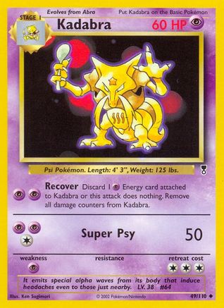 Kadabra (49/110) [Legendary Collection] Reverse Holofoil