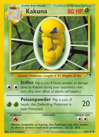 Kakuna (50/110) [Legendary Collection] Reverse Holofoil