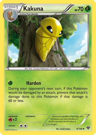 Kakuna (4/146) [XY: Base Set] Reverse Holofoil
