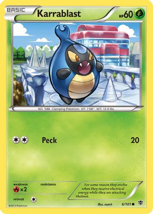Karrablast (6/101) [Black & White: Plasma Blast] Reverse Holofoil