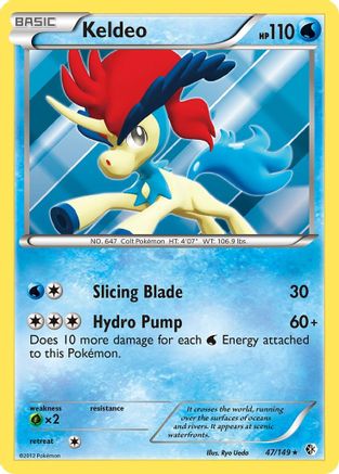 Keldeo (47/149) [Black & White: Boundaries Crossed] Reverse Holofoil