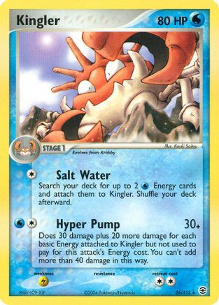 Kingler (26/112) [EX: FireRed & LeafGreen] Reverse Holofoil