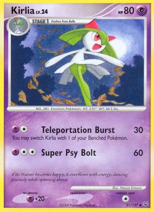Kirlia (51/127) [Platinum: Base Set] Reverse Holofoil