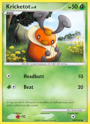 Kricketot (109/147) [Platinum: Supreme Victors] Reverse Holofoil
