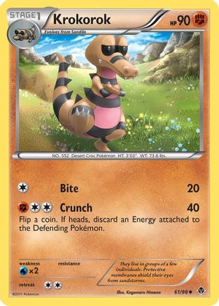 Krokorok (61/98) [Black & White: Emerging Powers] Reverse Holofoil