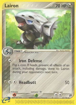 Lairon (41/100) [EX: Sandstorm] Reverse Holofoil