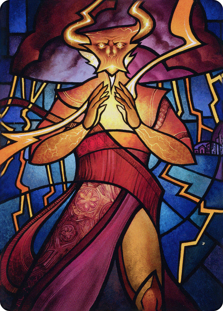 Najal, the Storm Runner // Najal, the Storm Runner  [Dominaria United Art Series] (Borderless)