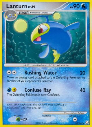 Lanturn (58/146) [Diamond & Pearl: Legends Awakened] Reverse Holofoil