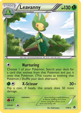 Leavanny (7/98) [Black & White: Emerging Powers] Reverse Holofoil