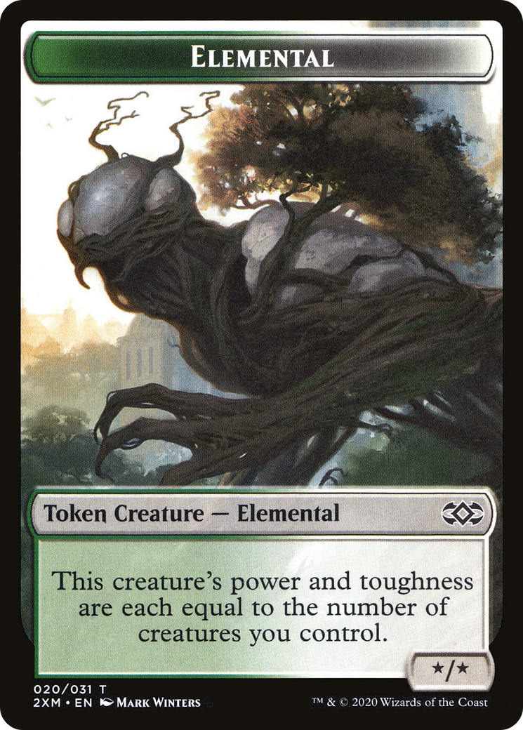 Elemental  [Double Masters Tokens] Foil