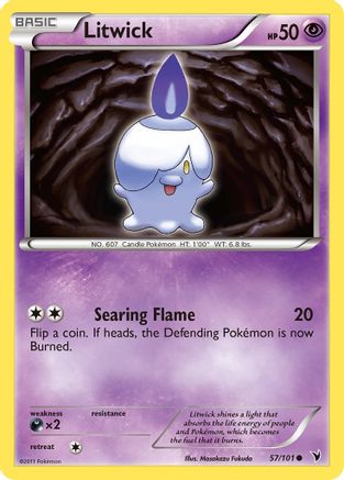 Litwick (57/101) [Black & White: Noble Victories] Reverse Holofoil